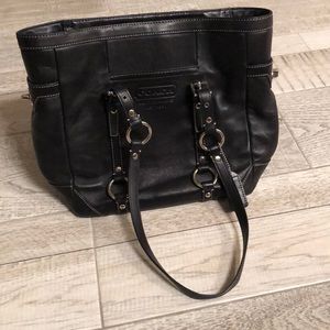 Black coach purse